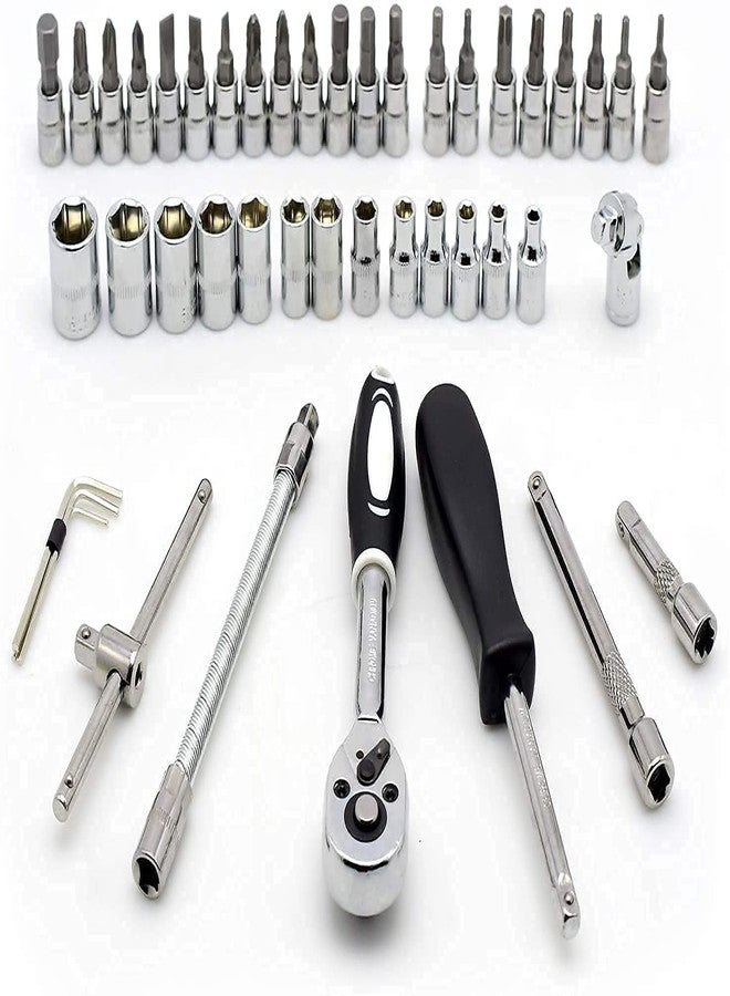 RETSPHIX 46 in 1 Pcs Tool Kit - Screwdriver and Socket Set l 1/4 Inch Socket Combination Set DIY Repair Tool Kit (46-Pieces)- Multicolor - Image 5